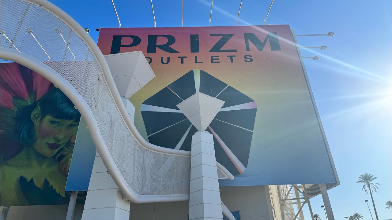 Prism Outlets Mall is Open but Deserted Primm Valley, Nevada, USA