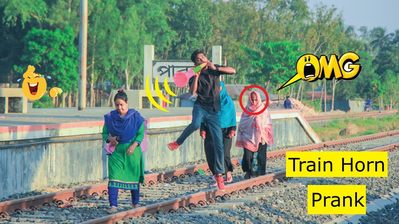 Update Viral Train Horn Prank 2021 Best Of Train Horn Prank Reaction