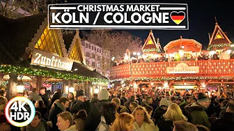 🇩🇪 Köln / Cologne, Germany Christmas Markets Walk 2024🎄4K HDR Walking Tour