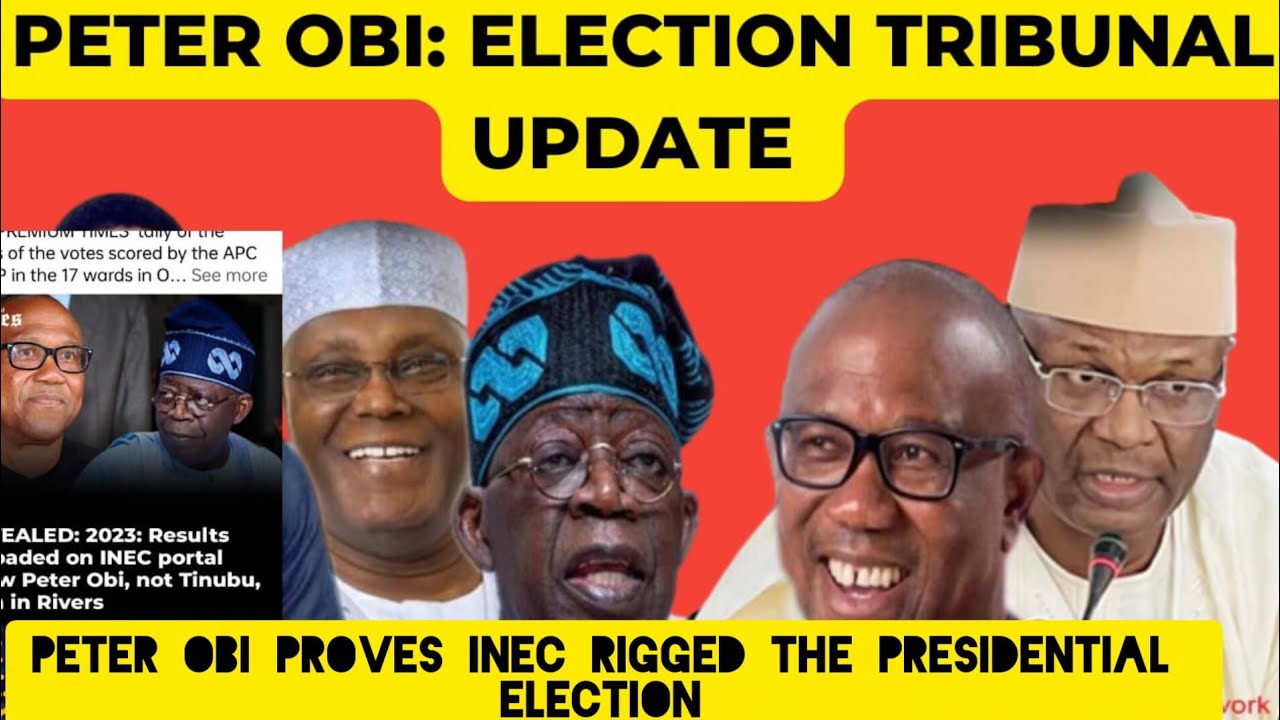 Peter Obi Proves that INEC Rigged the election in Favor of Tinubu