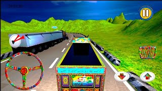 pak cargo truck driving How to play pak cargo truck game Pakistan truck driving kaise kare truck ka screenshot 5