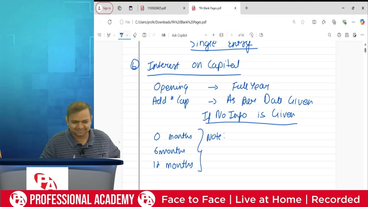 CB 24 26 SYJC | Borivali | Accounts | 15 FEB 2025 | Prof. Sarvesh bansal