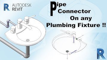 How to Create Pipe Connectors on Any Plumbing Fixture in Revit | Easy MEP Tutorial! #revit #MEP