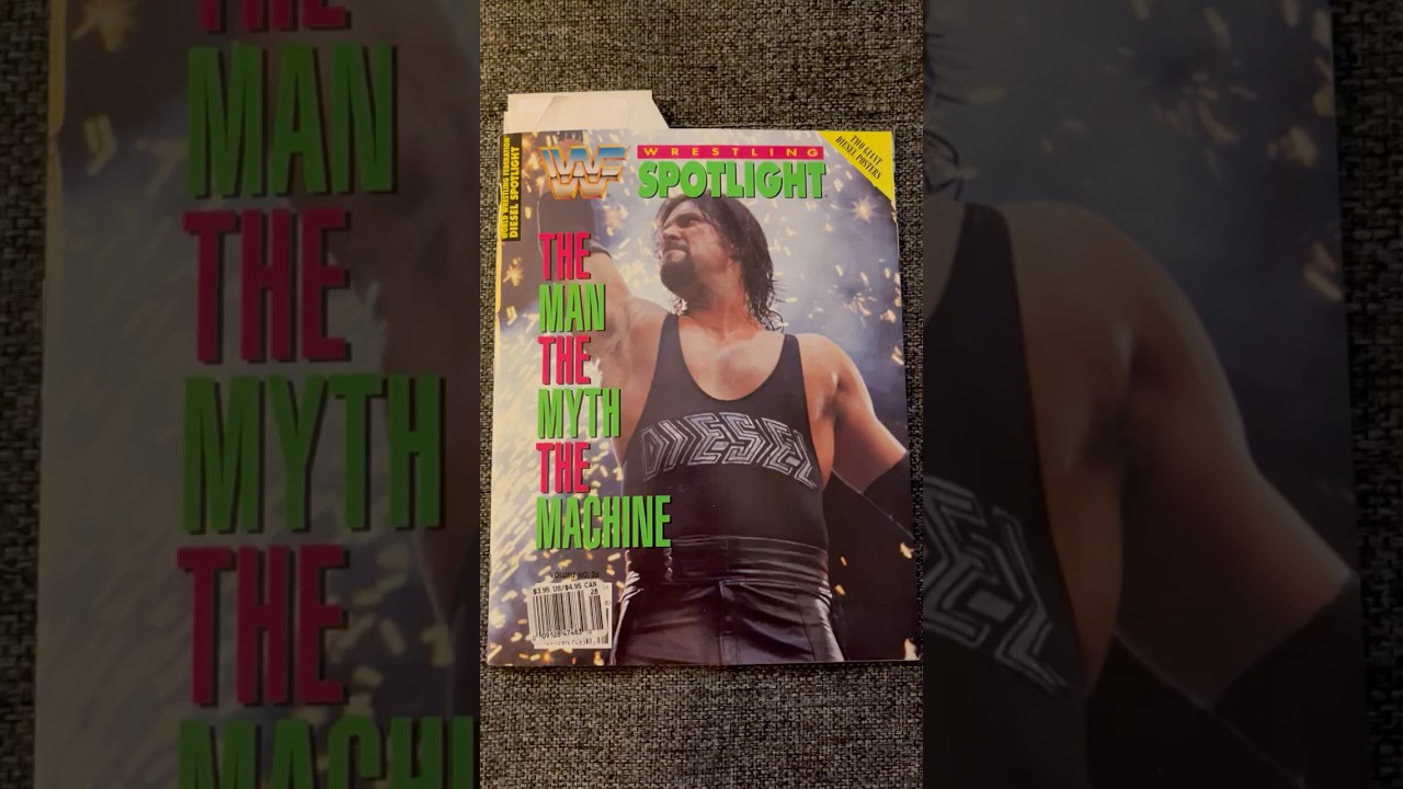WWF Wrestling Spotlight Magazine with Diesel Kevin Nash Big Daddy Cool WWE 