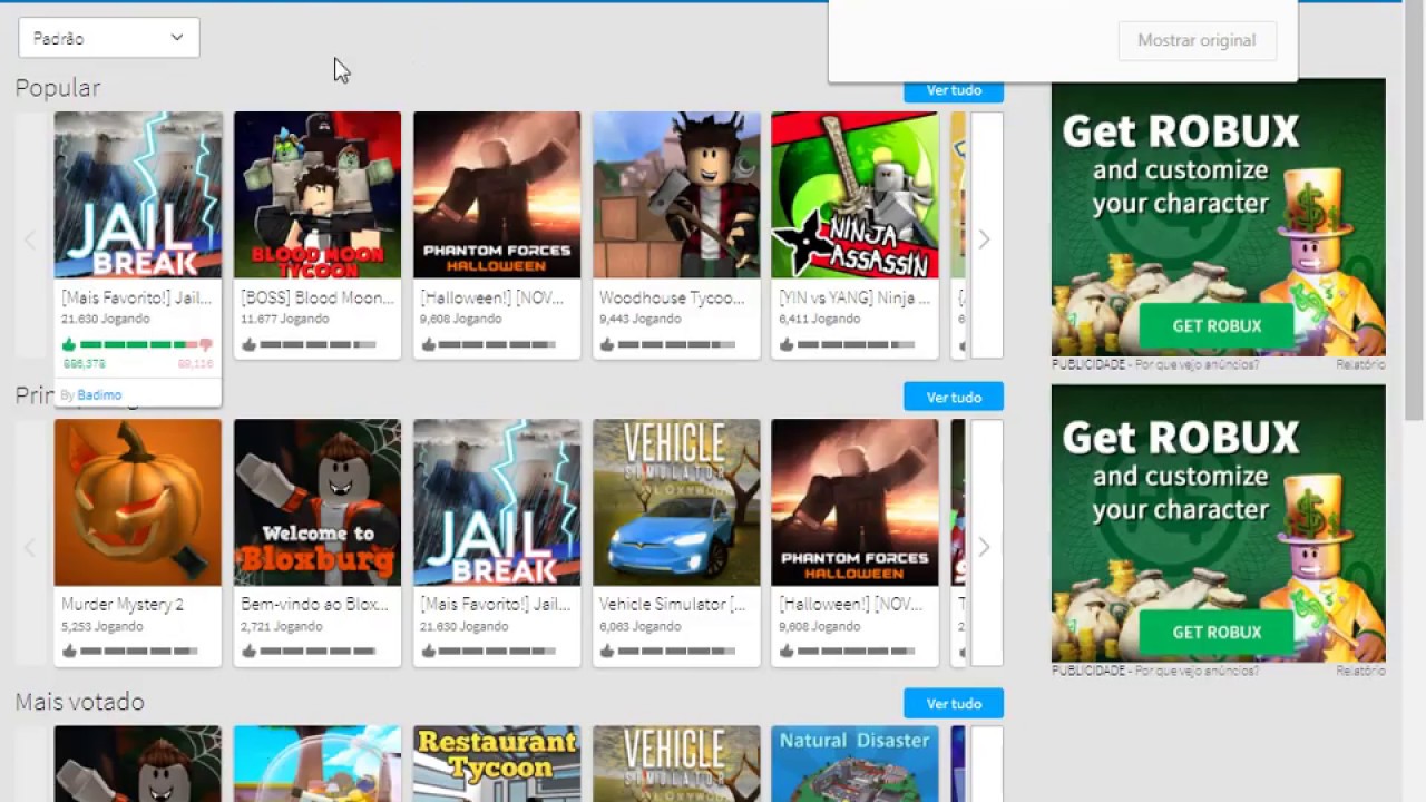 Video Aulas 4 Como Traduzir O Roblox Para O Portugues Sem Programas Youtube