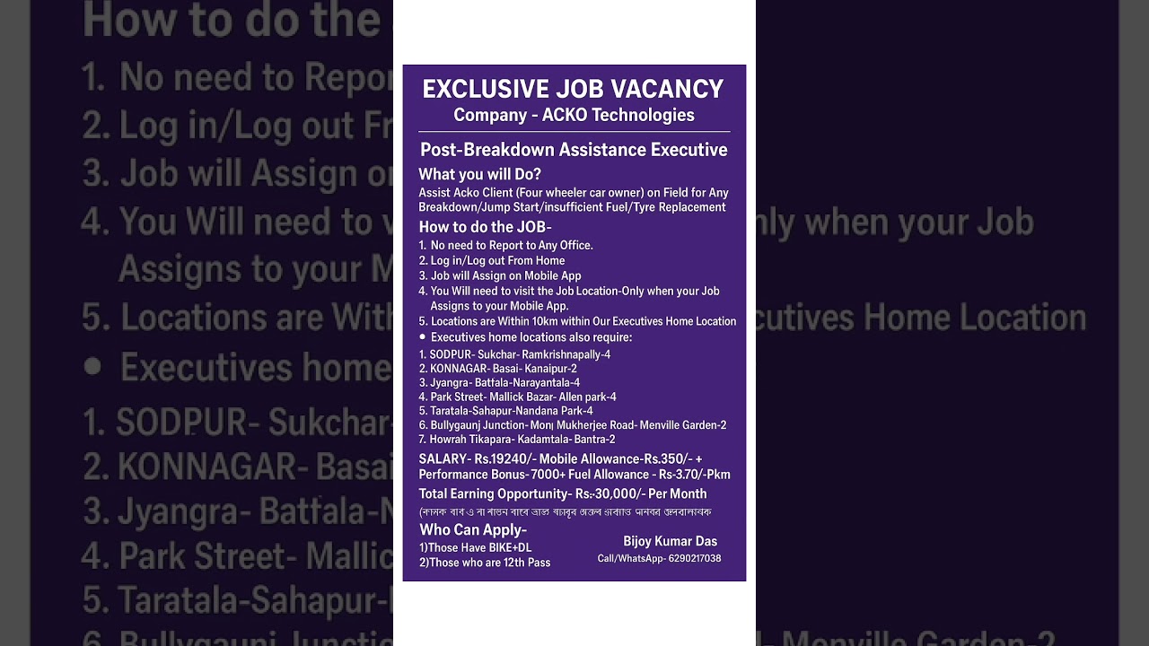 Latest Job Vacancy India 