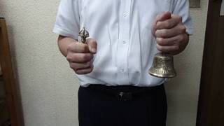 チベット密教法具「ガンダー・バジュラセット」(小)