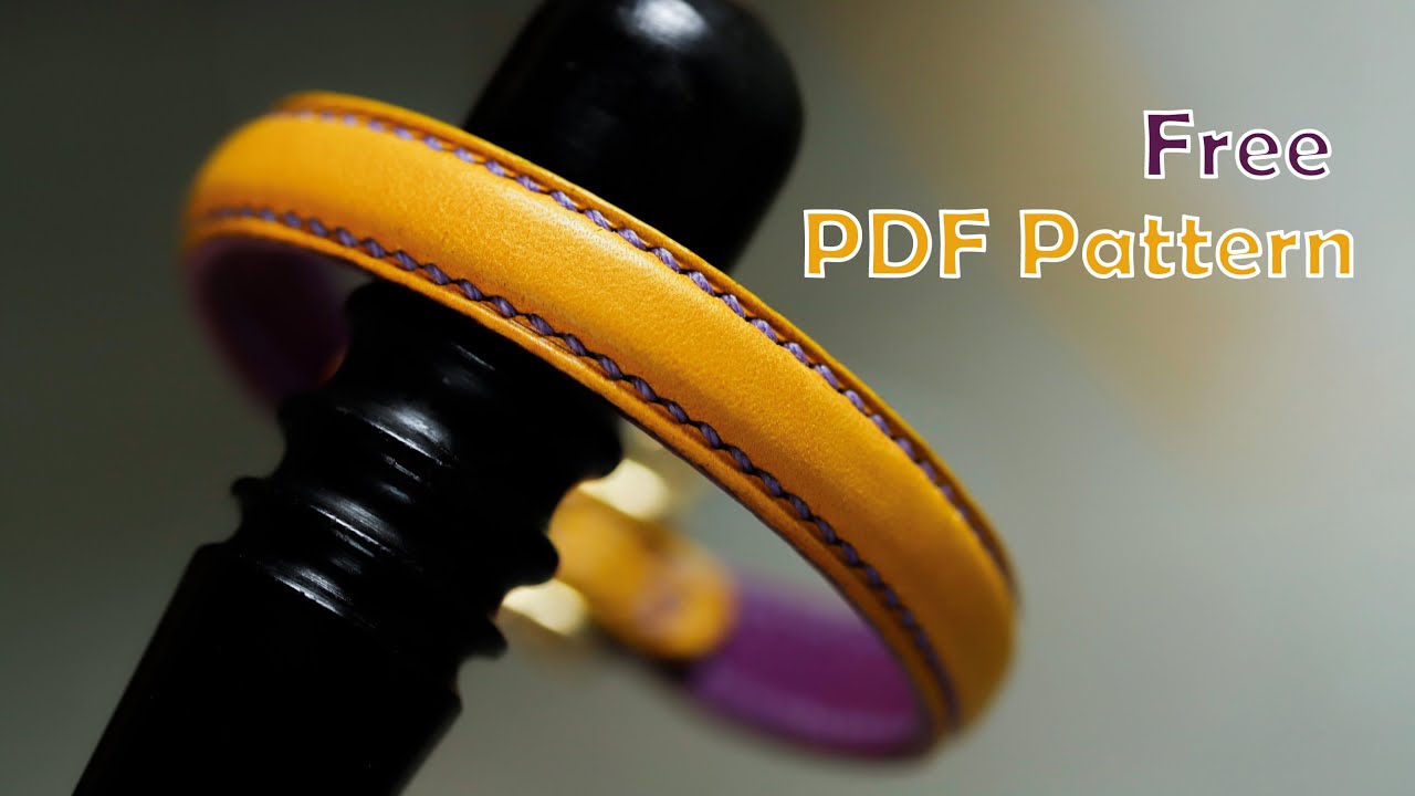 Make An Expensive Retro Leather Bracelet from Scraps | Leathercraft