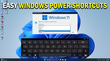 How To Use The Keyboard Shortcut to SleepRestartSign OutShutdown Windows 11 & 10 Computer - Easy Fix