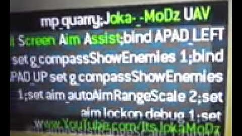 Mw2 Aim Assist + uav Hack ps3