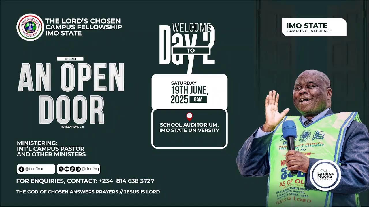 IMO STATE CAMPUS CONFERENCE 2025 II OPEN DOOR II DAY TW0