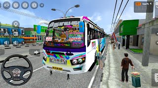 விநாயகா💥 சேலம் - கரூர் DIFFERENT ROAD BUS JOURNEY Full Passenger Lode Bus Simulator Indonesia game screenshot 2