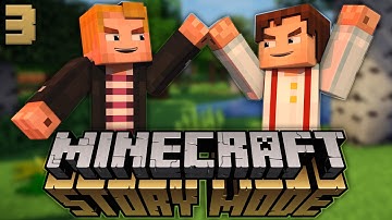 Minecraft Story Mode: Chapter 1 - Part 3 "LUKAS IS PRETTY COOL!"