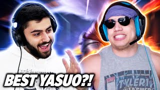 YASSUO ADMITS TYLER1 IS THE BEST YASUO! - LoL Daily Moments #697