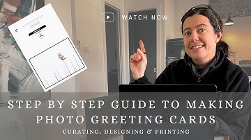 Step by Step Guide to Making Photo Greeting Cards