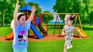 Melis ile Mila Sahili Salladı! Dans, Oyun ve Sürprizler!🔥#park#funny #oyun#çocukvideoları#çocuk#cute