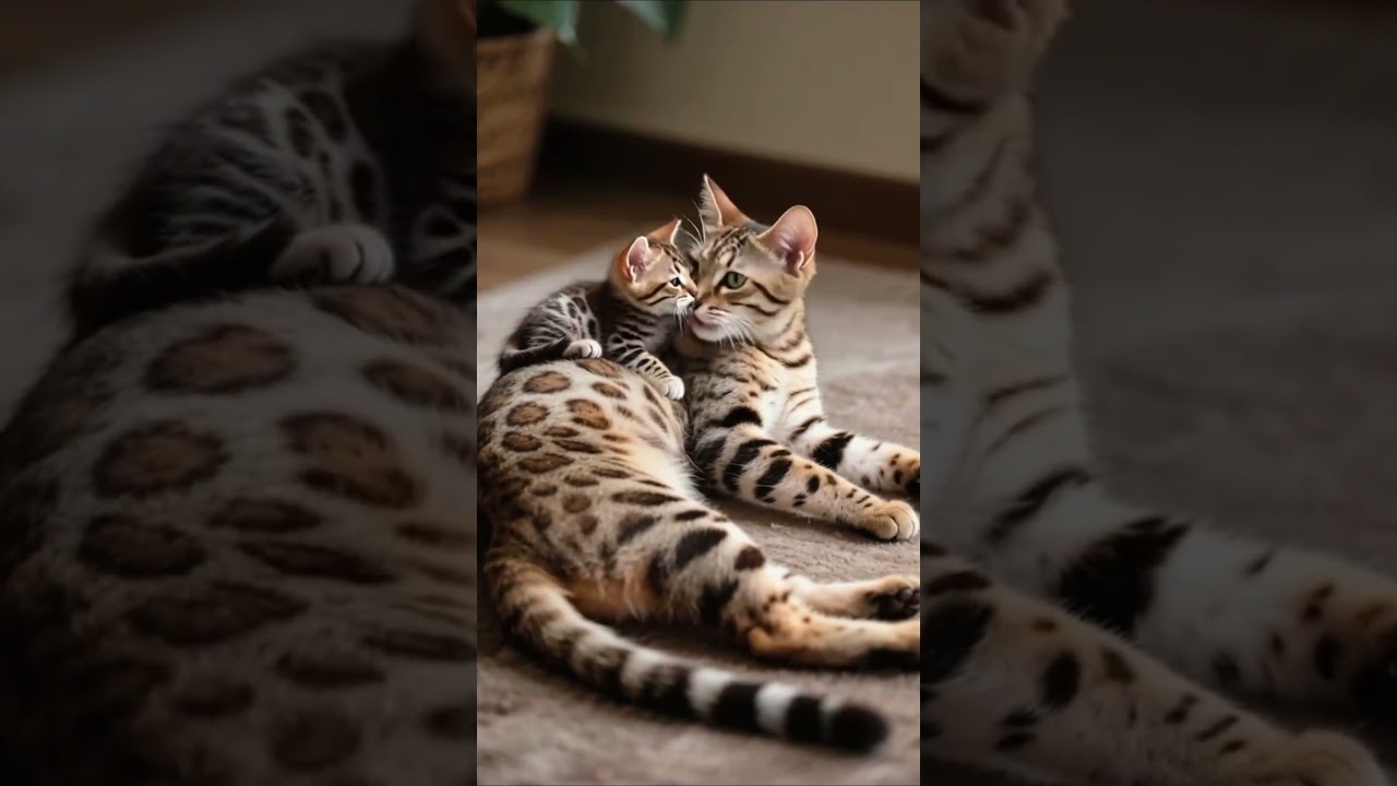 Pet Family Cuddle Time 🐾Cat Love🐾 순수한 사랑