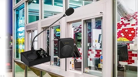 Retekess TW106 5W Dual Way Window Counter Intercom Counter Interphone System For Restaurant Bank