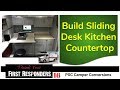 Build a Sliding Kitchen Desktop, Mobile Office, Camper Build Van RV Vanlife Build a Sliding Kitchen Desktop, Mobile Office, Camper Build Van RV Vanlife