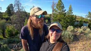 Camping by a Creek, Wyoming