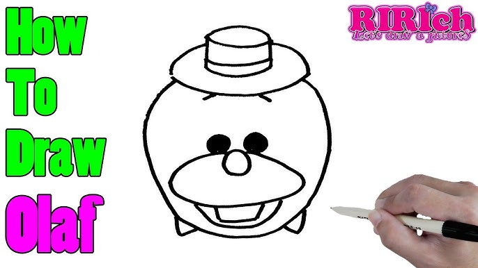 How To Draw Easy Elsa エルサのツムの簡単な描き方 ディズニーツムツムdisney Tsum Tsumの絵やイラストの簡単な描き方 Youtube