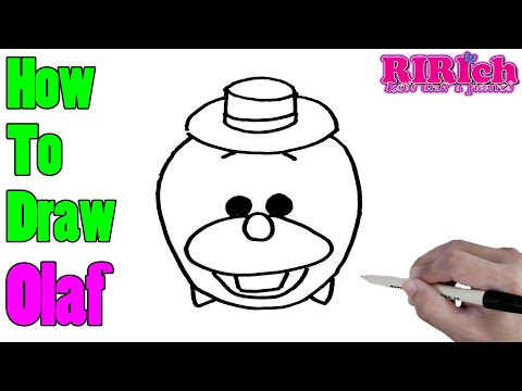 How To Draw Easy Elsa エルサのツムの簡単な描き方 ディズニーツムツムdisney Tsum Tsumの絵やイラストの簡単な描き方 Youtube