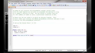 Intro to Python Programming 6 - Loops Pt1