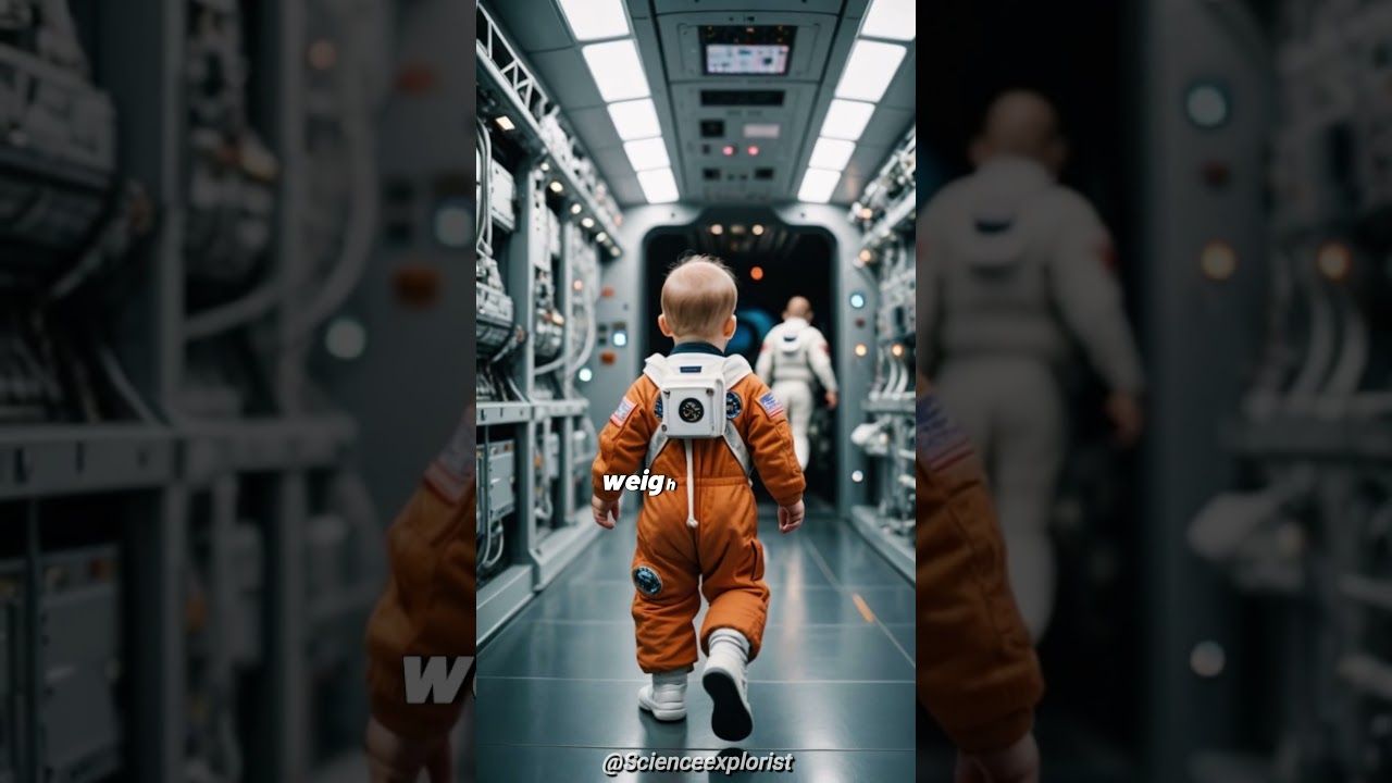 What would happen if a woman got pregnant and gave birth in space?