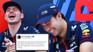 Max and Checo React To F1 Driver