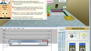 Tutorial Belajar PLC 4 : Belajar Membuat Ladder PLC dengan FX Trainer - Basic Counter Program