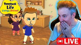 TOMODACHI LIFE Living The Dream FULL Gameplay, LIVE!!! (Making You, the Viewers)