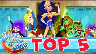 Top 5 SUIT UP Scenes! | DC Super Hero Girls