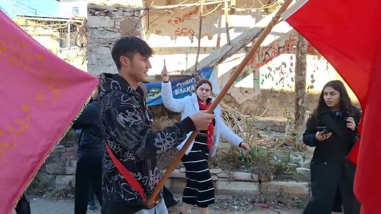 MUHSİN KARABAY OBJEKTİFİNDEN YALVAÇ TOKMACIK KÖYÜNDE 19-01-2025 TARİHİNDEKİ SANCAK KALDIRMA TÖRENİ