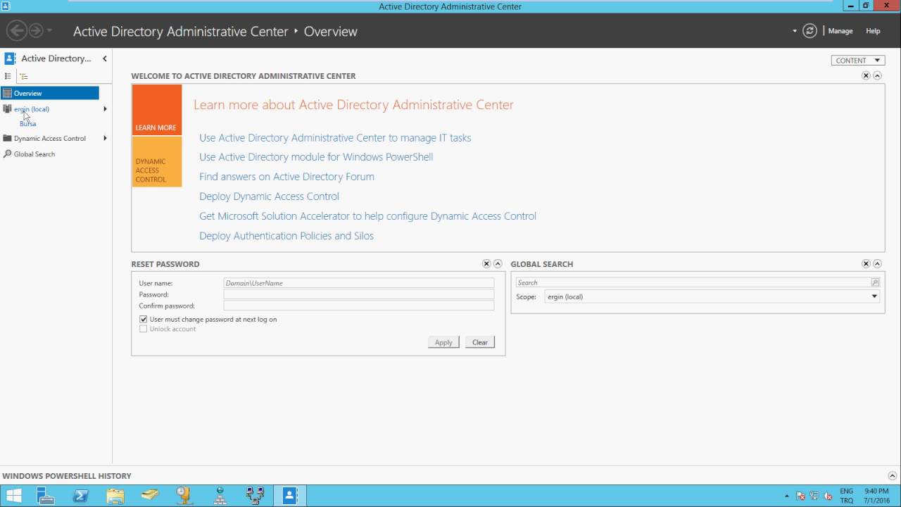Windows Server 2012 R2 Active Directory Recycle Bin - YouTube