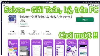 Solvee: Giải Toán, Lý, Hoá, Anh trong 5 giây trên PC/ Máy tính - Cách tải cho Windows mượt mà nhất screenshot 1