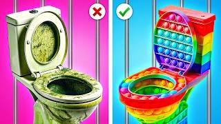 Epic Room Makeover: Prison Edition 🏰 | Creative Building Ideas & Lol Moments! @kaboomgo