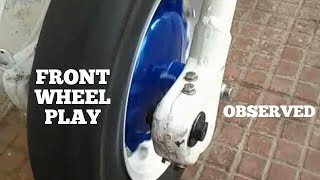 Is Front Wheel Play in Lambretta Scooters a Safety Concern?