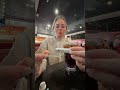 She double checks if her drink is sugar free