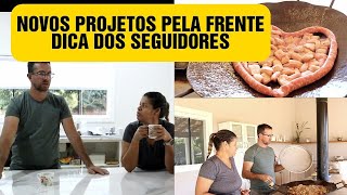 VAMOS FAZER COMO VOCÊS SUGERIRAM/FINALMENTE ELE FEZ ARROZ NA CHAPA🤣/NOVOS PROJETOS NUBIA VIANA