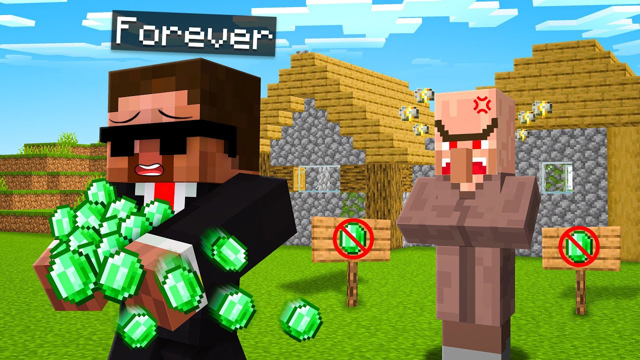 HOW I STEAL 1,00,000 EMERALDS FROM VILLAGER!🤫