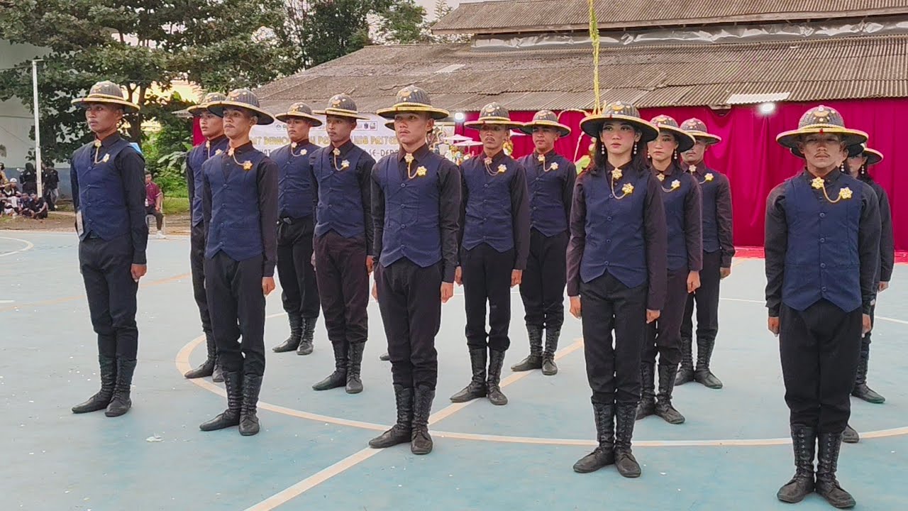 JUARA DANTON TERBAIK 3 + MADYA 2 PASKIBRA SMKN 1 PUSAKANAGARA LKBB PASTEBRATA 2