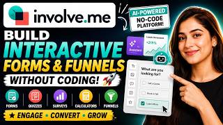involve.me Tutorial 2026 🔥 | Create Forms, Quizzes & Funnels Without Coding | Full Demo