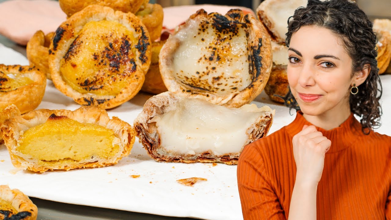 How Emma Stone ate 60 Portuguese Custard. Lazy tarts