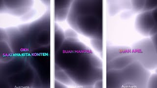 PRESET ALIGHT MOTION  || OKH SAATNYA KONTEN BUAH MANGGA BUAH APEL I LOVE YOU