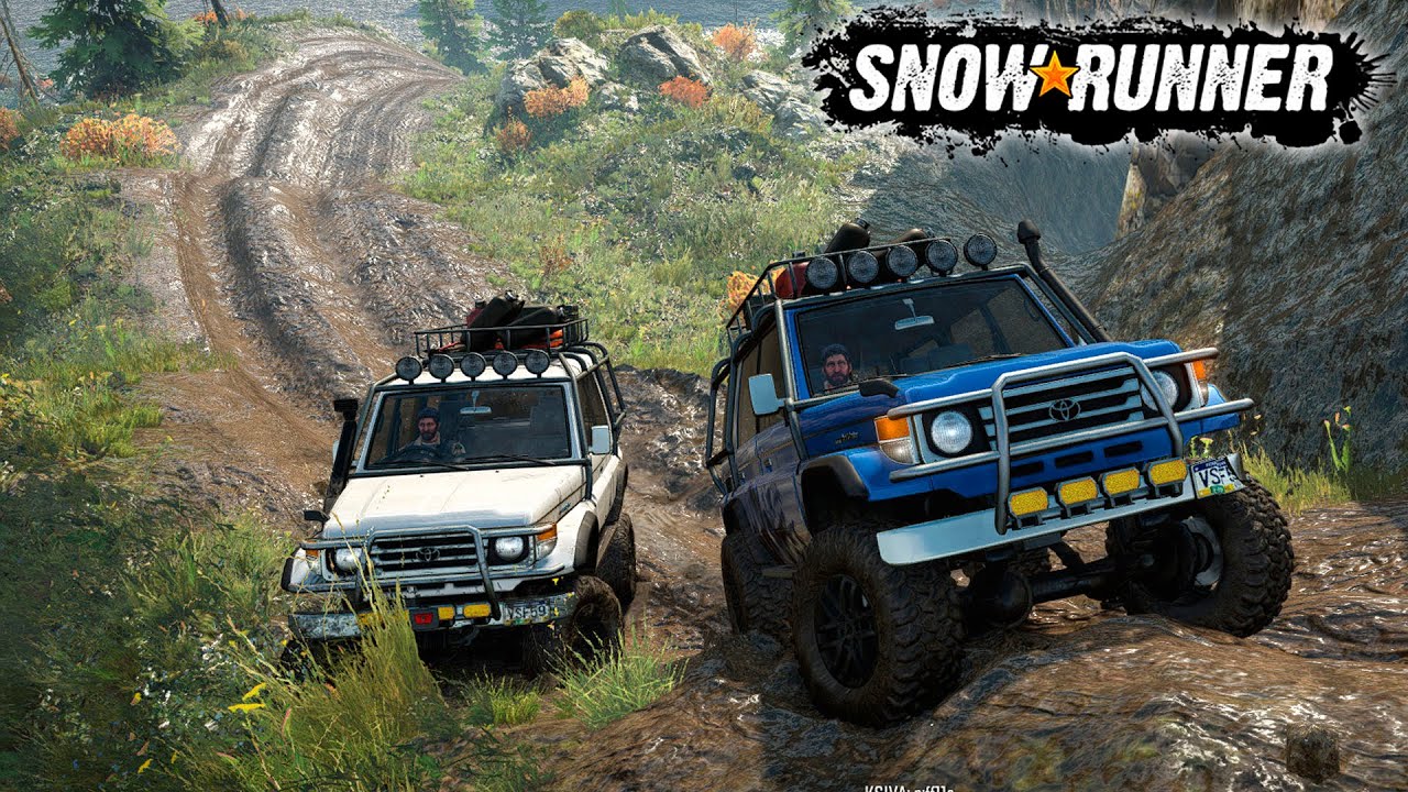 ¡MONTAÑAS DE LODO IMPOSIBLES PARA ESTOS TOYOTA 4.5! | Snow Runner