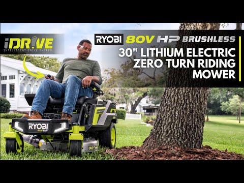 Up to 1 ACRE Per Charge! | RYOBI 80V HP Brushless 30