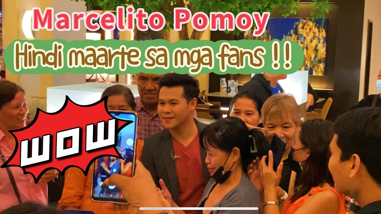 Marcelito Pomoy Hindi Maarte Sa Mga Fans Niya Heto Ang Ebidensiya Youtube