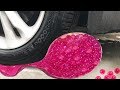 Tire Crushing Crunchy & Soft Things By Car! - Floral Foam, Orbeez Squishy And Slime!