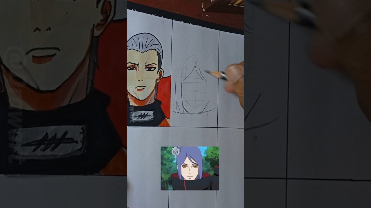 Desenhando a Konan 