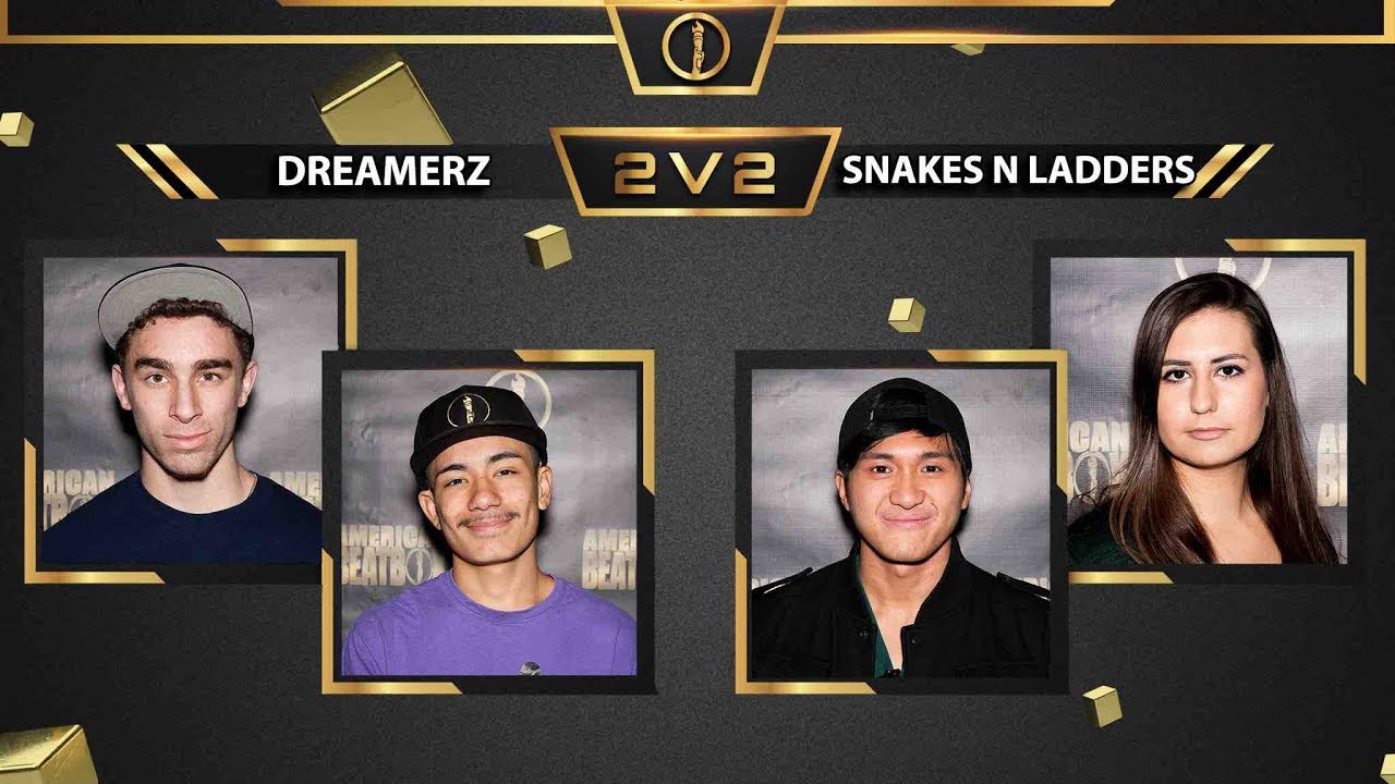 Dreamerz vs Snakes 'N Ladders | 2v2 Top 8 Battle | American Beatbox Championships 2018